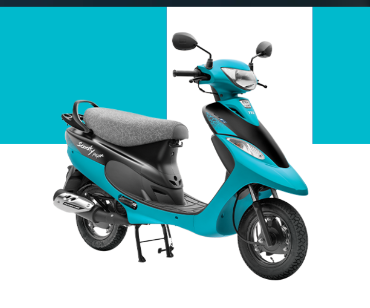 Scooty Pep Plus Rear Profile