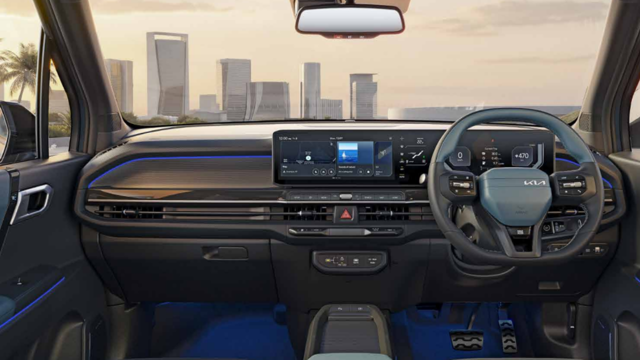 Kia Syros EV Internal Dashboard