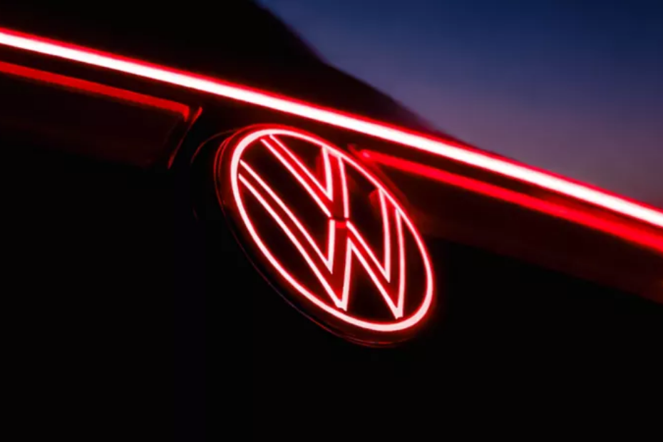 Illuminated Volkswagen Logo