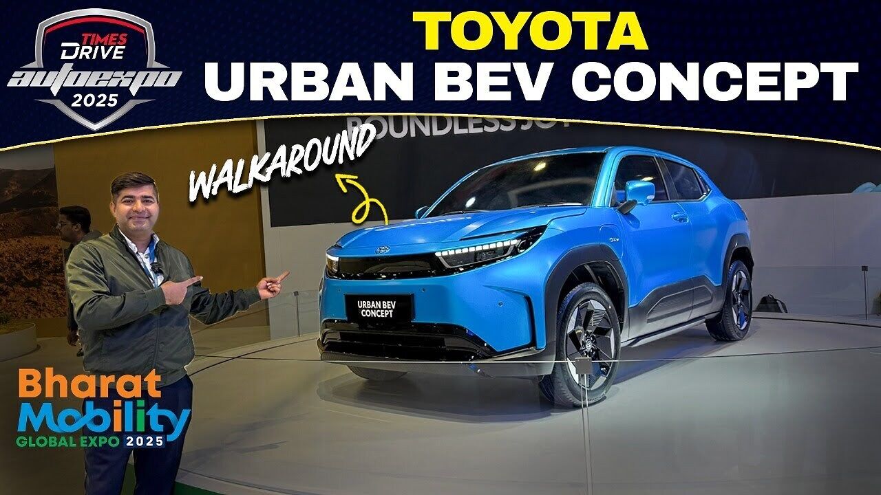 2025 Toyota Urban BEV Concept Makes India Debut At Auto Expo | Car ...