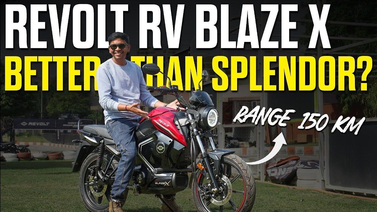 Revolt RV Blaze X Ride Review, 150 KM Range, Ride Modes & More | Bike ...