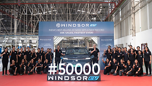 MG Windsor EV Crosses 50000 Sales Mark in India