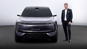Audi E SUV Concept Debuts in China Production Version To Launch in 2026