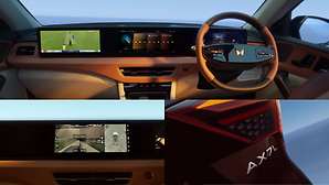 Mahindra XUV 7XO Teaser Reveals 540-Degree Camera Triple-Screen Dashboard Ahead of January 5 Debut