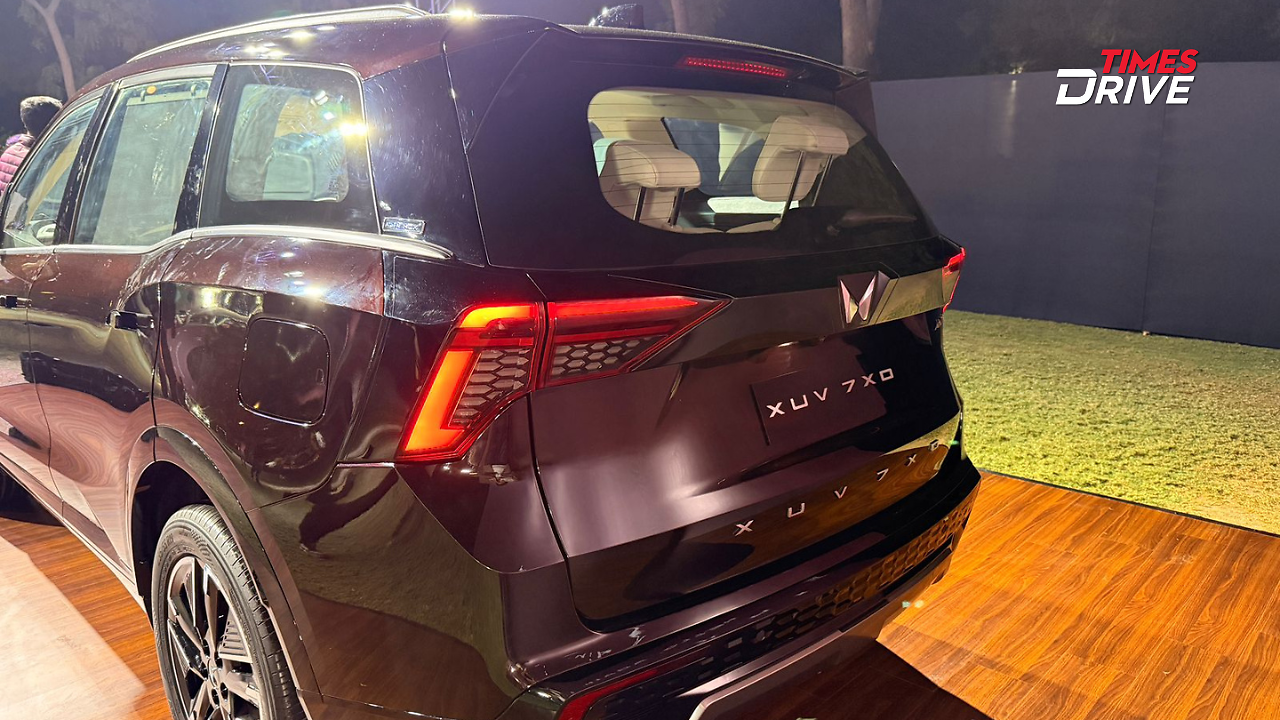 Mahindra XUV 7XO Rear Design