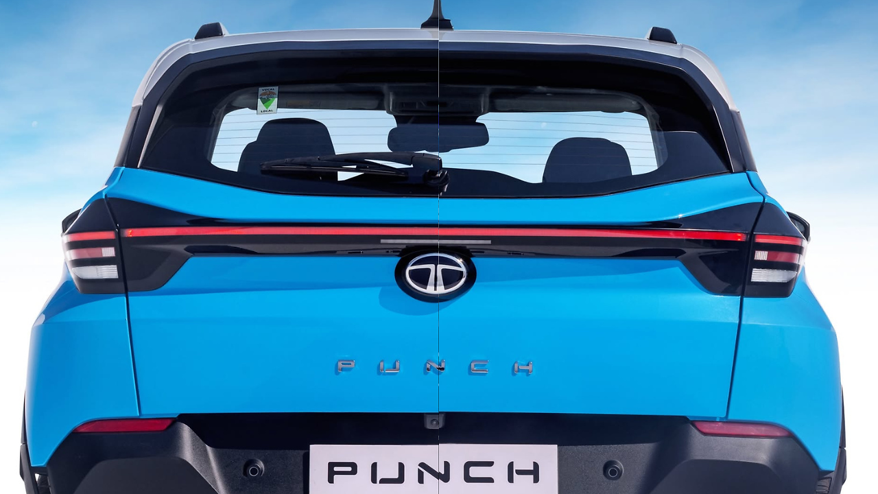 Tata Punch Facelift Rear Design
