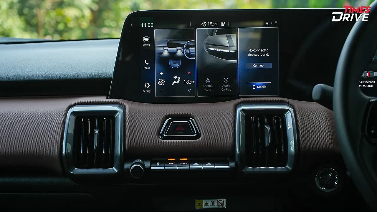 Toyota Urban Cruiser Ebella First Drive Review Infotainment Screen