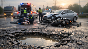 Road Accidents Related to Potholes Rise by 53 Percent in Five Years MoRTH