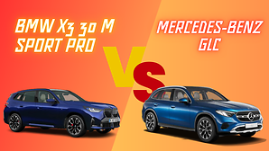 BMW X3 30 M Sport Pro vs Mercedes-Benz GLC Spec Comparison Whats Different