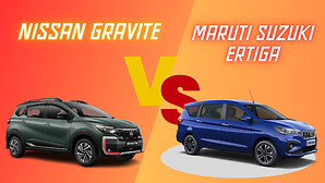 Nissan Gravite vs Maruti Suzuki Ertiga Spec Comparison Whats Different