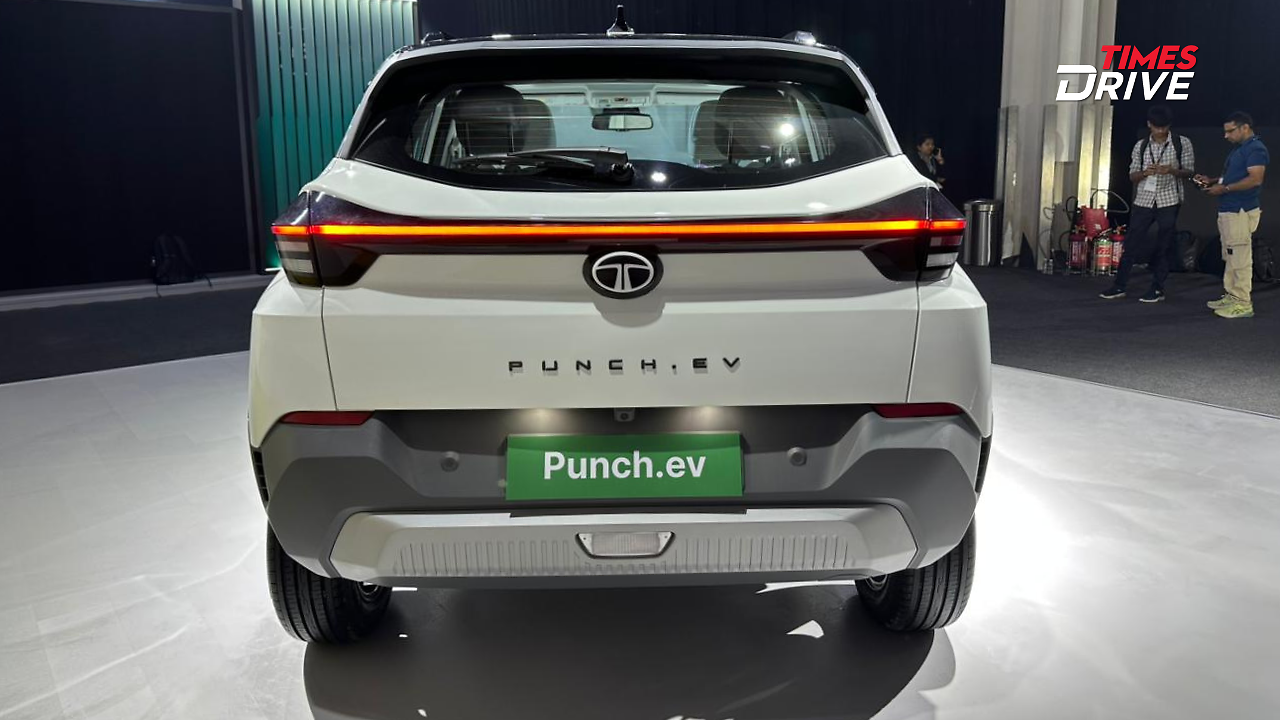 Tata Punch EV Facelift Rear Design