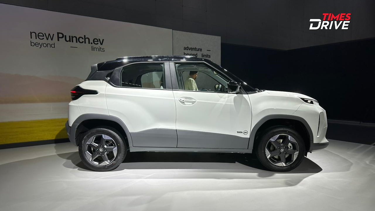 Tata Punch EV Facelift Side Design