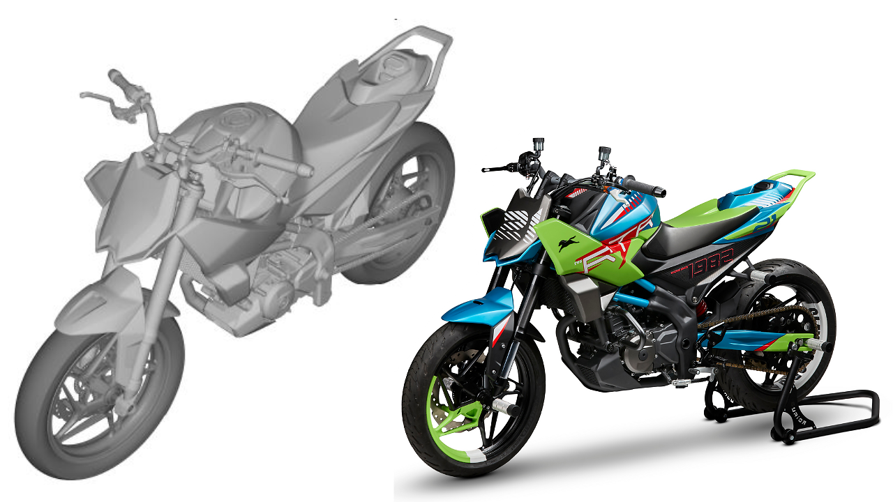 TVS Tangent RR Motorcycle Design Patented in India | Times Drive