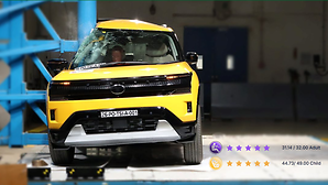 Tata Sierra Scores 5-Star Safety Rating in Bharat NCAP Crash Tests