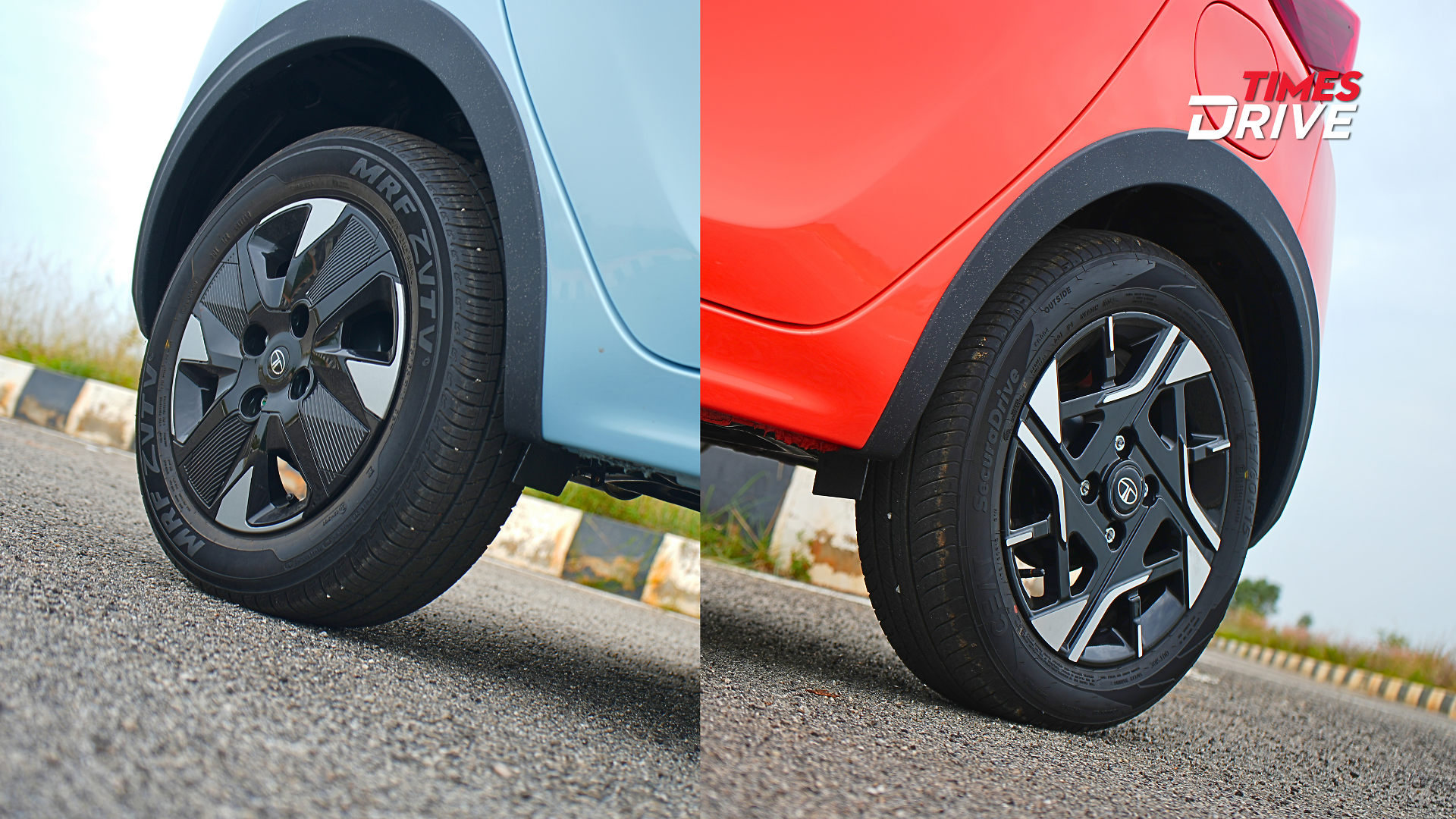 14-inch Wheel Design Left - 15-inch Wheel Design Right