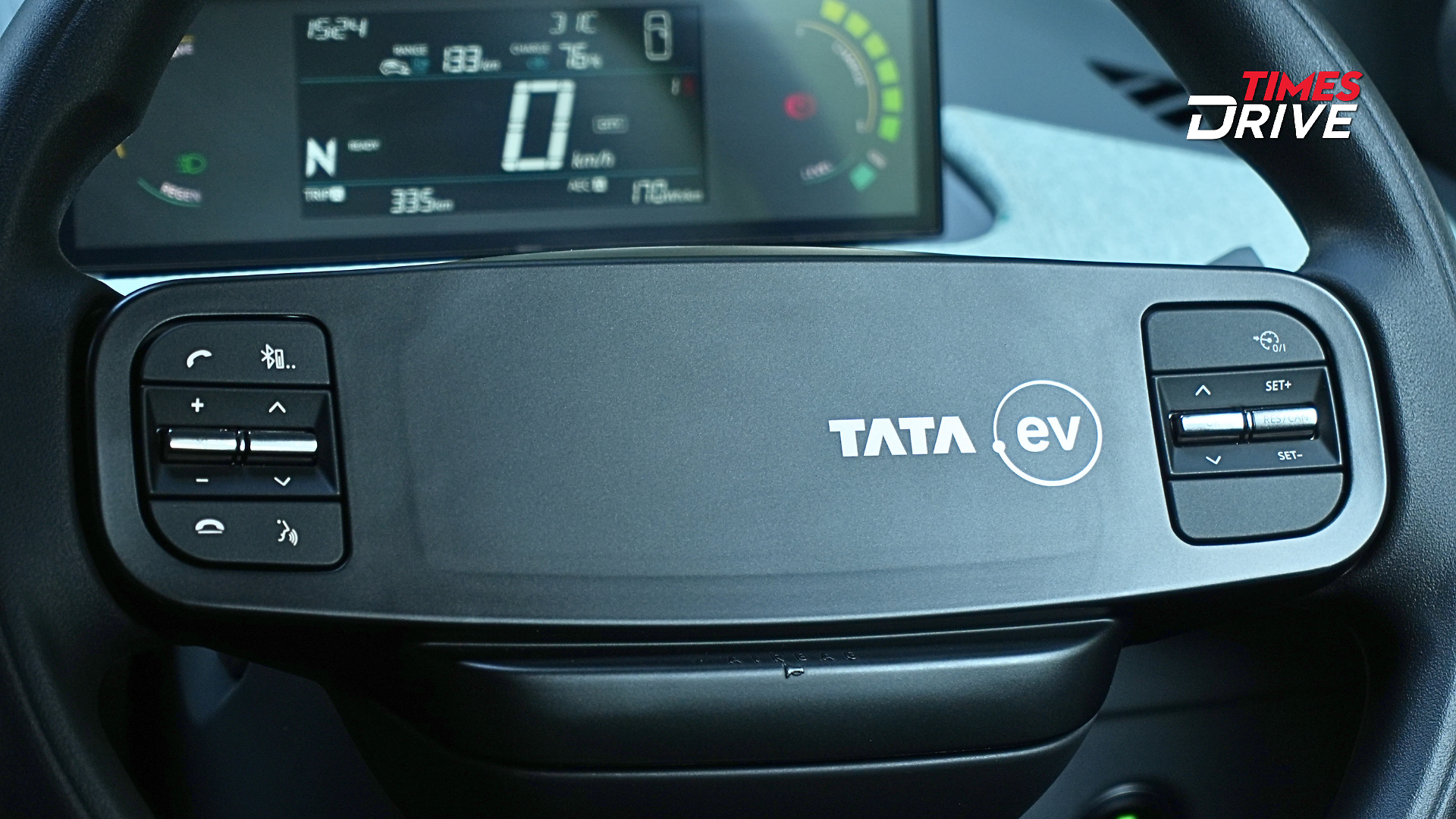 New Tataev logo on steering wheel