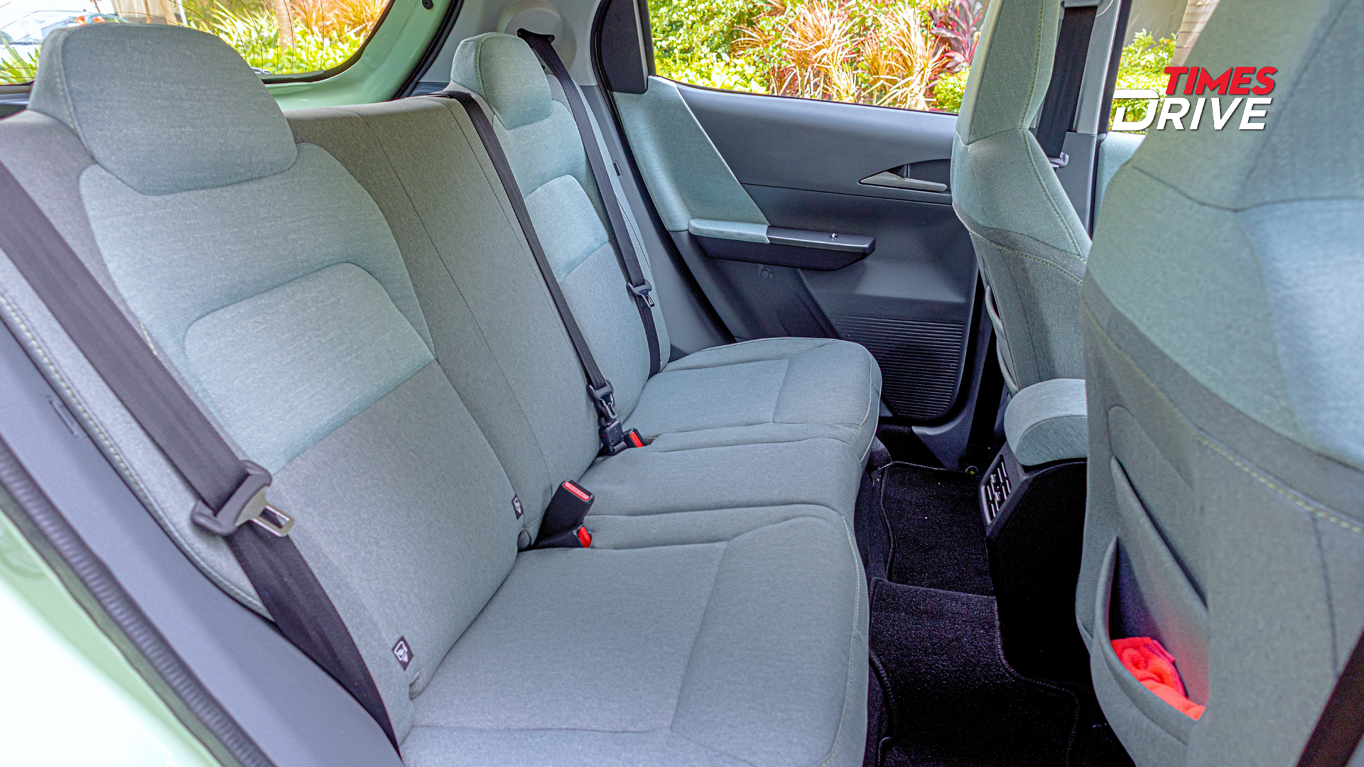 New fabric upholstery for seats
