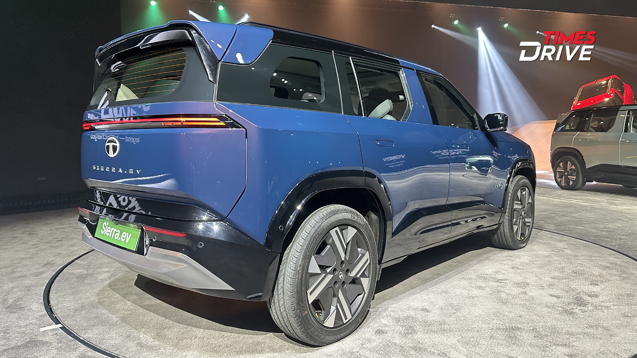 Tata Sierra EV Rear Profile