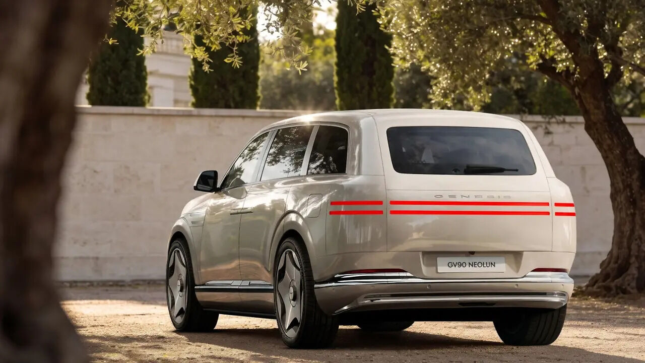 Genesis GV90 EV Revealed Globally Flagship SUV gets 1235kWh Battery and Coach Doors