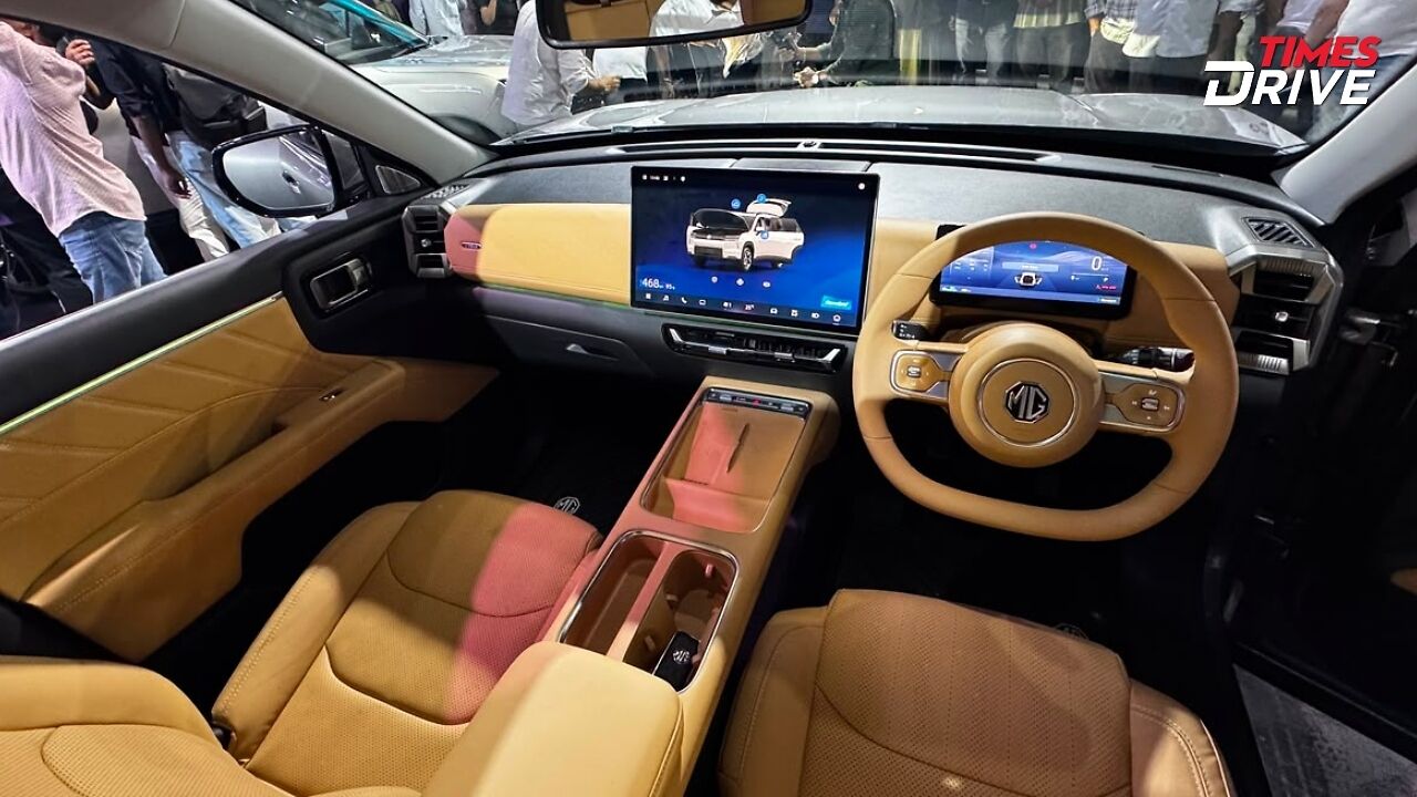 MG Hector Tomahawk EV Interior