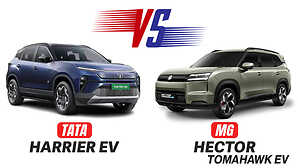 MG Hector Tomahawk EV vs Harrier EV Spec Comparison Whats Different