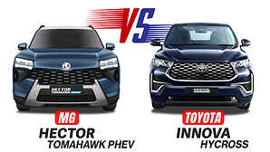 MG Hector Tomahawk PHEV vs Toyota Innova Hycross Spec Comparison Whats Different
