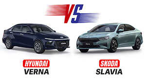 Skoda Slavia Facelift vs Hyundai Verna Spec Comparison Whats Different