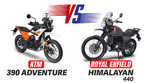 Royal Enfield Himalayan 440 vs KTM 390 Adventure Spec Comparison Whats Different