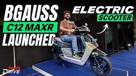 BGauss C12 MaxR Electric Scooter Launched Price starts at Rs 145 lakh Times Drive