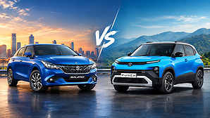 Maruti Suzuki Baleno Facelift vs Tata Punch Spec Comparison Whats Different