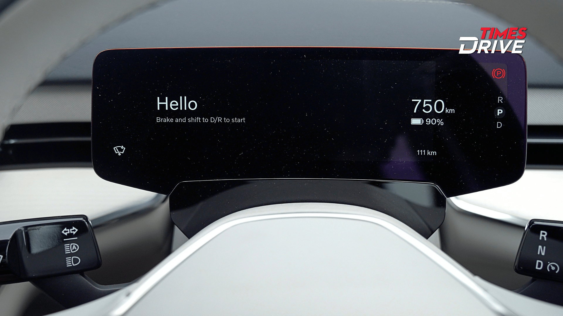 9-inch driver information display