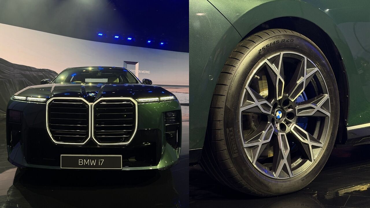 2026 BMW i7 Front Grille and Tyres