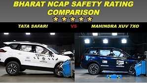 Mahindra XUV 7XO vs Tata Safari Bharat NCAP Safety Rating Comparison
