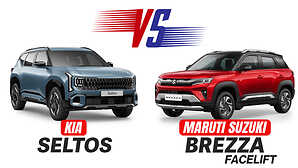 Maruti Suzuki Brezza Facelift vs Kia Seltos Spec Comparison Whats Different