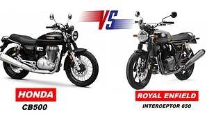 Honda CB500 vs Royal Enfield Interceptor 650 Spec Comparison Whats Different