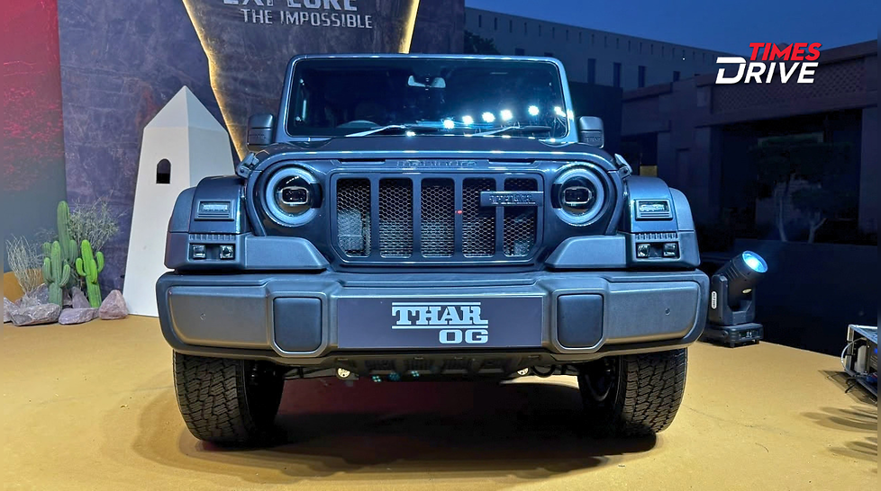 2026 Mahindra Thar OG Launched in India Check Price Engine Features Safety and More