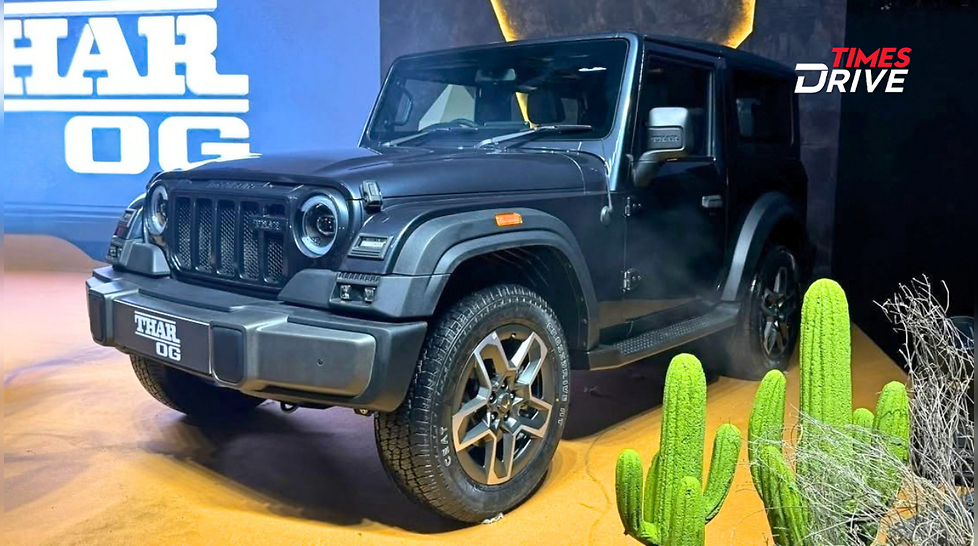 2026 Mahindra Thar OG Variant-Wise Price List for Indian Buyers