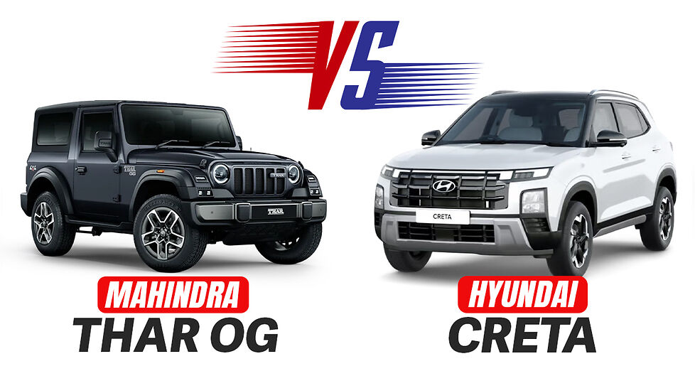 Mahindra Thar OG vs Hyundai Creta Spec Comparison Whats Different