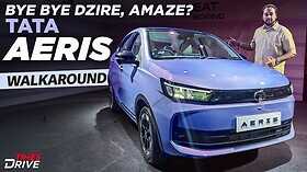 Tata Aeris Walkaround - First Compact Sedan With Ventilated Seats 360 Camera And More Times Drive