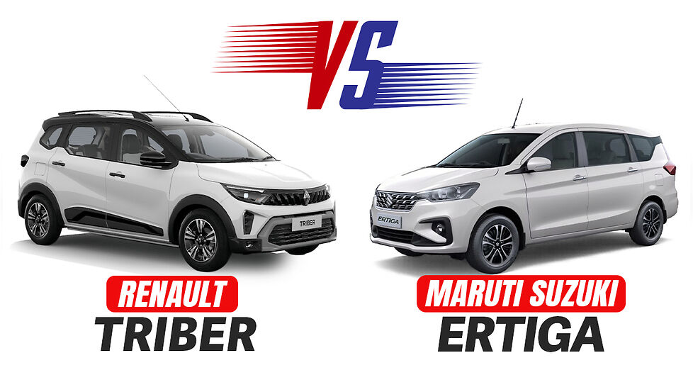 Renault Triber vs Maruti Suzuki Ertiga Spec Comparison Whats Different