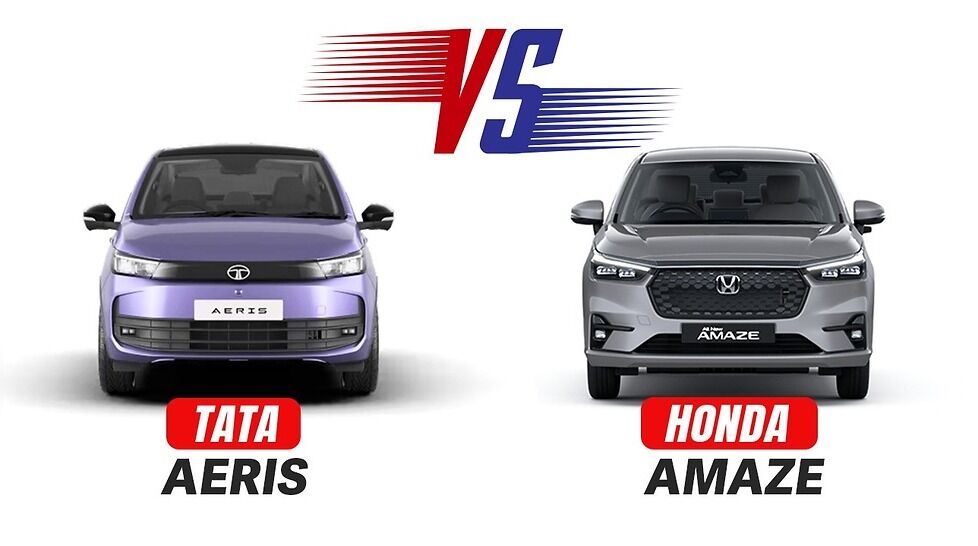 Tata Aeris vs Honda Amaze Spec Comparison Whats Different