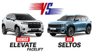 Honda Elevate Facelift vs Kia Seltos Spec Comparison Whats Different