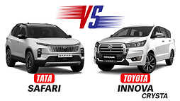 Tata Safari vs Toyota Innova Crysta Spec Comparison Whats Different