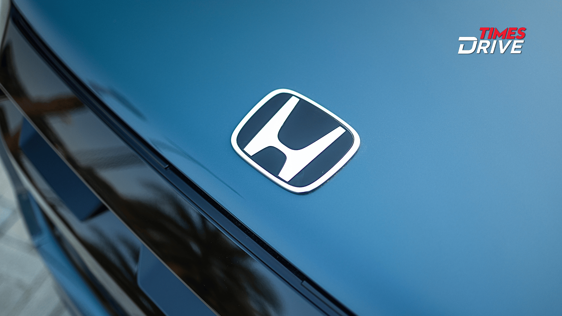 New Honda badge placement on the hood