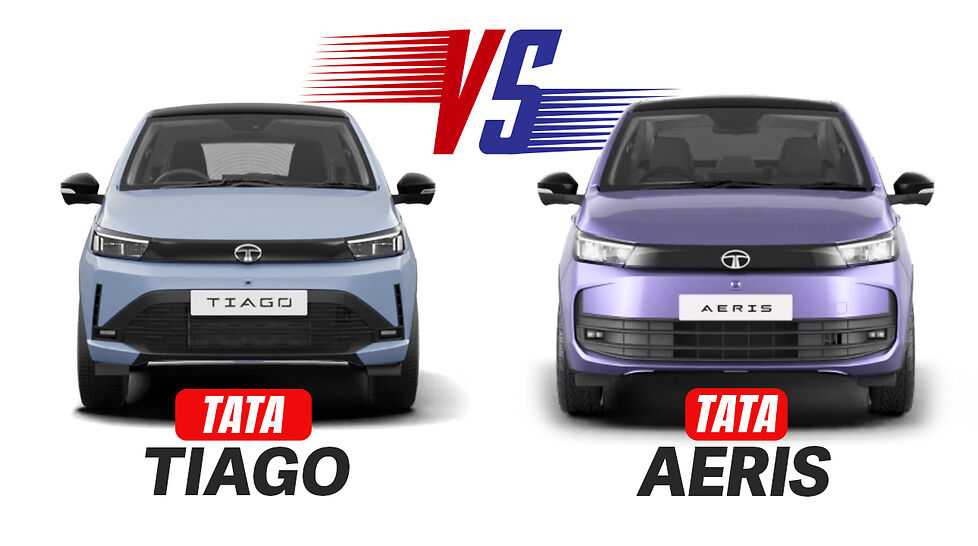 Tata Aeris vs Tiago Spec Comparison Whats Different