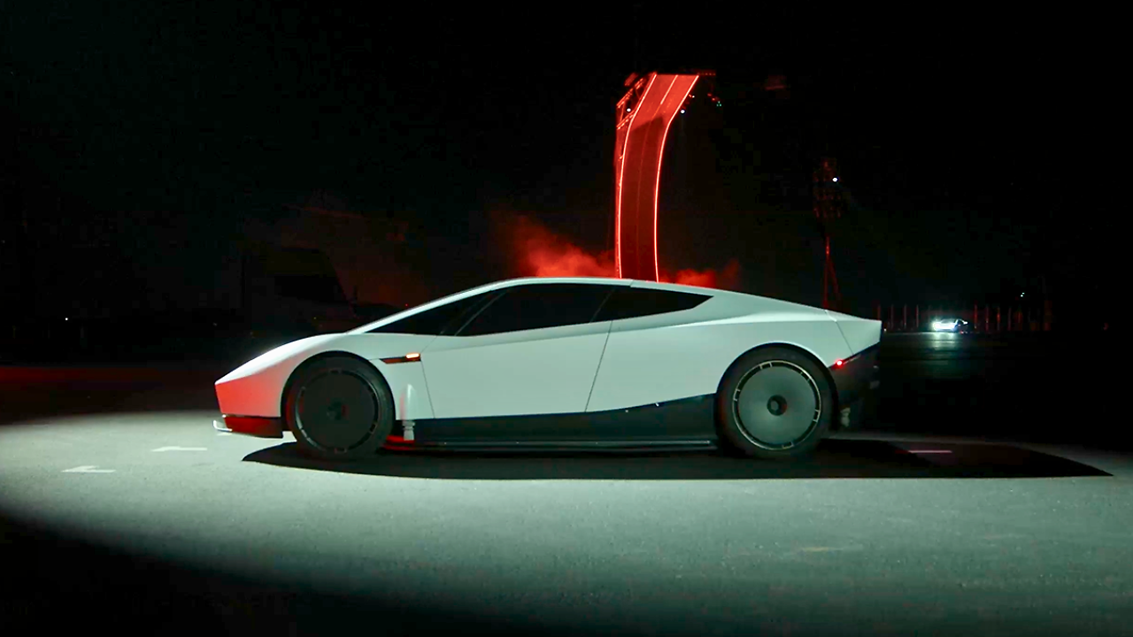 New Tesla Roadster Side Design