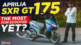 Aprilia SXR GT 175 First Ride Review The Fun Machine Times Drive