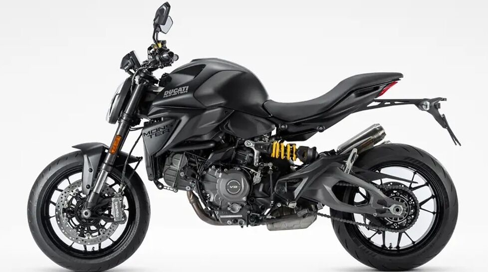 Ducati Monster Dark Revealed Gets All-Black Design 109bhp V2 Engine